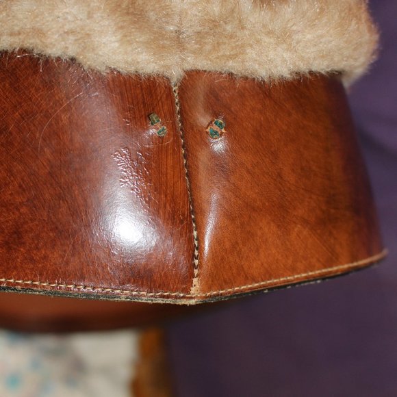 Vintage Faux Fur and Leather Large Handbag and/or Tote - Picture 13 of 13